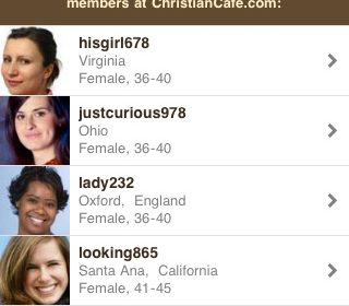 iPhone Dating App Christian