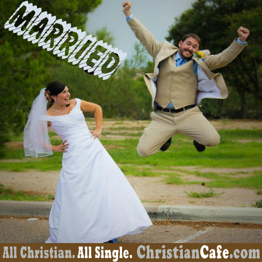 ChristianCafe.com's lucky couple Lauren & Jeff's wedding day.