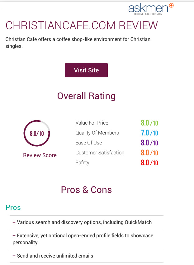 ChristianCafe.com review