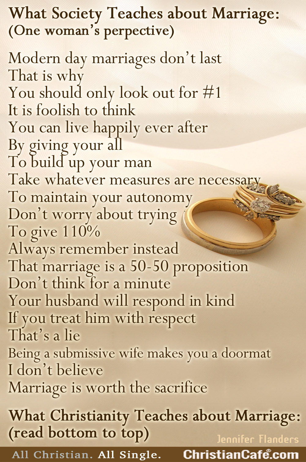 What Society Teaches About Marriage