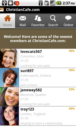 Christian Dating Android App